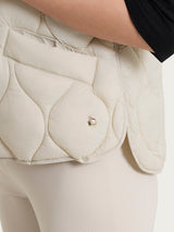 Piumino puffer Smanicato Onion Quilt Bianchi Donna - Ragno