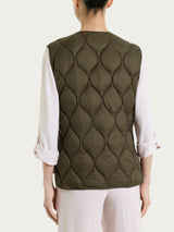 Piumino Smanicato Onion Quilt Verdi Donna - Ragno