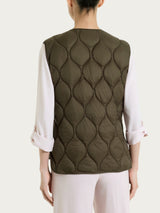 Piumino puffer Smanicato Onion Quilt Verdi Donna - Ragno