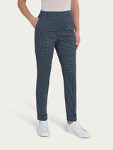 Pantalone chino slim con tasche in Satin Power Grigi Donna - Ragno