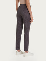 Pantalone chino slim con tasche in Satin Power Marroni Donna - Ragno