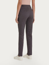 Pantalone chino slim con tasche in Satin Power Marroni Donna - Ragno