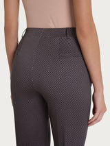 Pantalone chino slim con tasche in Satin Power Marroni Donna - Ragno