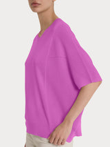 Maglia con scollo a V in Crêpe Lurex Donna - Ragno