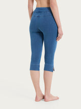 beYOUtiful Homewear – Leggings a pinocchietto in maglia denim Blu Donna - Ragno