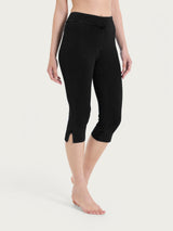 beYOUtiful Homewear – Leggings a pinocchietto in maglia denim Neri Donna - Ragno