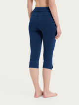 beYOUtiful Homewear – Leggings a pinocchietto in maglia denim Blu Donna - Ragno