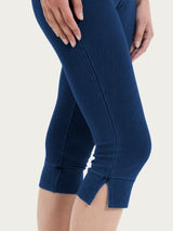 beYOUtiful Homewear – Leggings a pinocchietto in maglia denim Blu Donna - Ragno