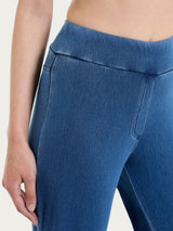 beYOUtiful Homewear – Leggings capri in maglia denim Blu Donna - Ragno