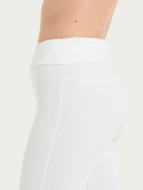 beYOUtiful Homewear – Leggings capri in maglia denim Bianchi Donna - Ragno