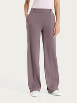 Pantalone ampio con tasche e risvolto in Super Fresh Marroni Donna - Ragno