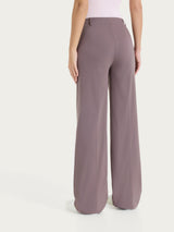 Pantalone ampio con tasche e risvolto in Super Fresh Marroni Donna - Ragno