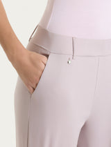 Pantalone ampio con tasche e risvolto in Super Fresh Rosa Donna - Ragno