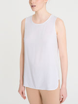 Top a spalla larga con inserto laterale in Misto Viscosa Bianchi Donna - Ragno