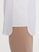 Top a spalla larga con inserto laterale in Misto Viscosa Bianchi Donna - Ragno