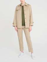 Trench in Satin Power WR Marroni Donna - Ragno