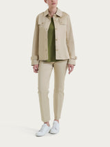 Trench corto in Satin Power WR Marroni Donna - Ragno