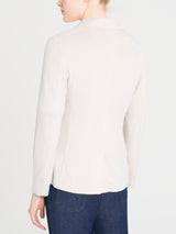 Blazer con due bottoni in Suede Bianchi Donna - Ragno