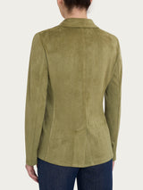 Blazer con due bottoni in Suede Verdi Donna - Ragno