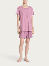 Pigiama trittico in Jersey di cotone Rosa Donna - Ragno