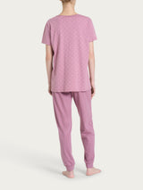 Pigiama trittico in Jersey di cotone Rosa Donna - Ragno