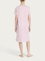 Camicia da donne con rouche in Jersey di cotone Bianchi Donna - Ragno