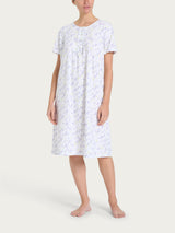 Camicia da donne con rouche in Jersey di cotone Rosa Donna - Ragno