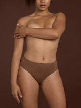 beYOUtiful - Slip alto in Microfibra Compact Marroni Donna - Ragno