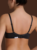 beYOUtiful - Reggiseno con ferretto in Microfibra Compact Neri Donna - Ragno