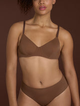 beYOUtiful - Reggiseno con ferretto in Microfibra Compact Marroni Donna - Ragno