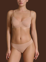 beYOUtiful - Reggiseno con ferretto in Microfibra Compact Marroni Donna - Ragno