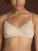 beYOUtiful - Reggiseno con ferretto in Microfibra Compact Marroni Donna - Ragno