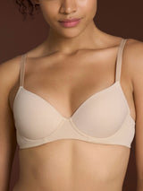 beYOUtiful - Reggiseno balconette imbottito in Microfibra Compact Marroni Donna - Ragno