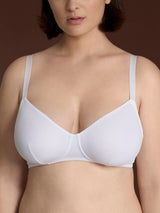 beYOUtiful - Reggiseno senza ferretto in Microfibra Compact Bianchi Donna - Ragno