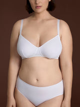 beYOUtiful - Reggiseno senza ferretto in Microfibra Compact Bianchi Donna - Ragno