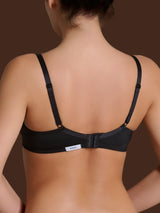 beYOUtiful - Reggiseno senza ferretto in Microfibra Compact Neri Donna - Ragno