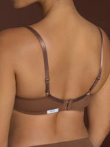 beYOUtiful - Reggiseno senza ferretto in Microfibra Compact Marroni Donna - Ragno