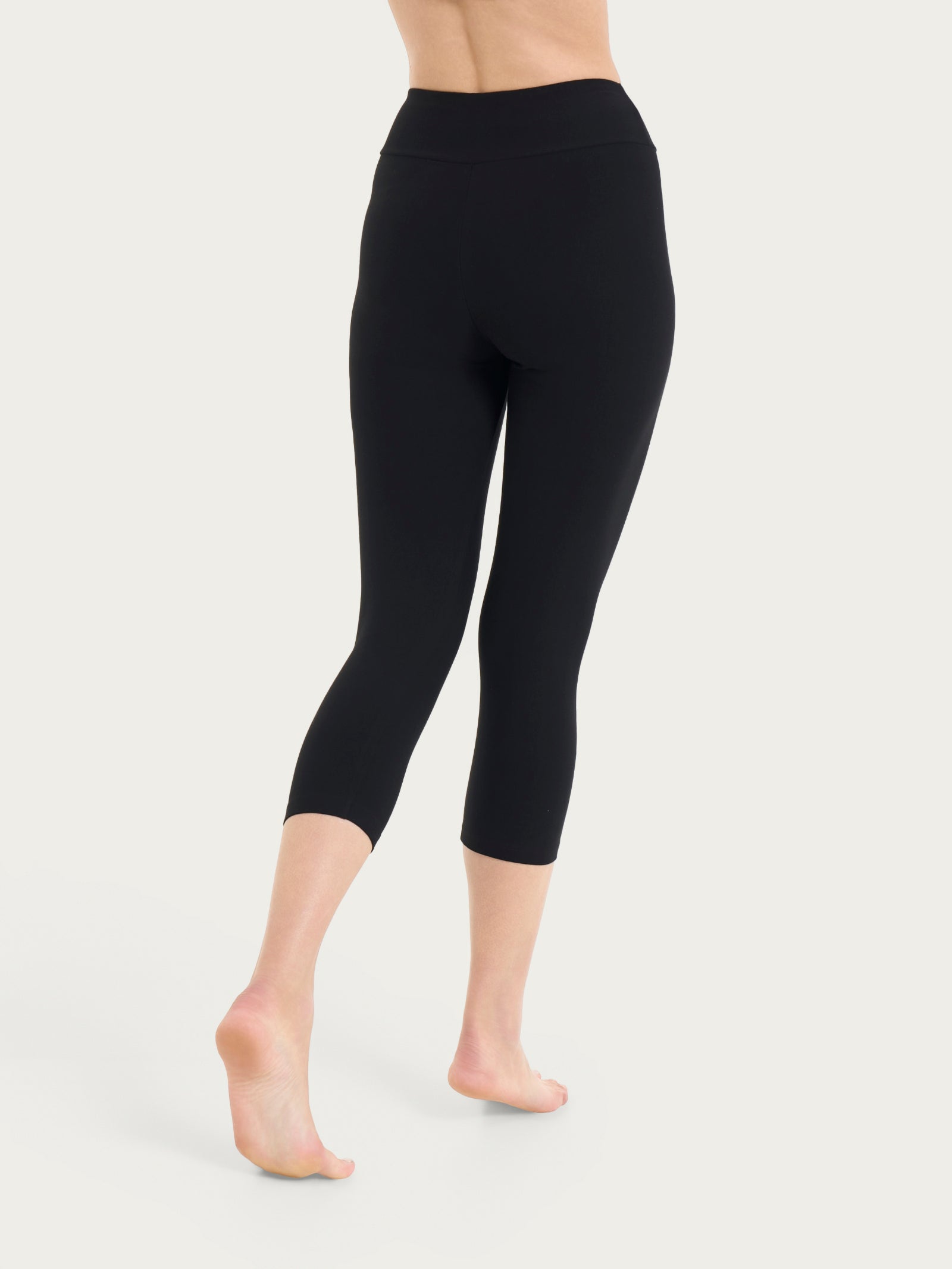 beYOUtiful Homewear – Leggings a pinocchietto in cotone elasticizzato  Neri Donna - Ragno