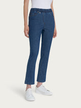 Jeans elegante dritto con tasche in Light denim  Blu Donna - Ragno
