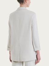 Blazer destrutturato in Super Natural Bianchi Donna - Ragno