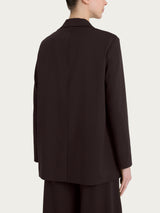 Blazer destrutturato in Super Natural Marroni Donna - Ragno