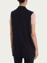 Gilet lungo in Super Natural Neri Donna - Ragno