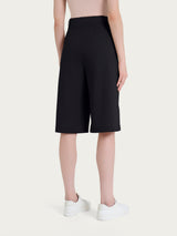 Bermuda con tasche in Super Natural Neri Donna - Ragno