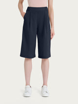 Bermuda con tasche in Super Natural Blu Donna - Ragno
