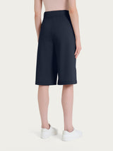 Bermuda con tasche in Super Natural Blu Donna - Ragno