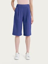 Bermuda con tasche in Super Natural Blu Donna - Ragno