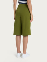 Bermuda con tasche in Super Natural Verdi Donna - Ragno