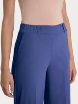 Pantalone ampio con tasche in Super Natural Blu Donna - Ragno