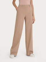 Pantalone ampio con tasche in Super Natural Marroni Donna - Ragno