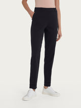 Pantalone chino slim con tasche in Tencel Stretch Neri Donna - Ragno